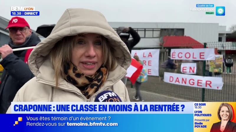 Craponne : une classe en moins à la rentrée ?