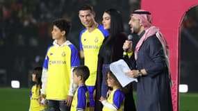 Cristiano Ronaldo et sa famille le 3 janvier 2023 à Riyadh