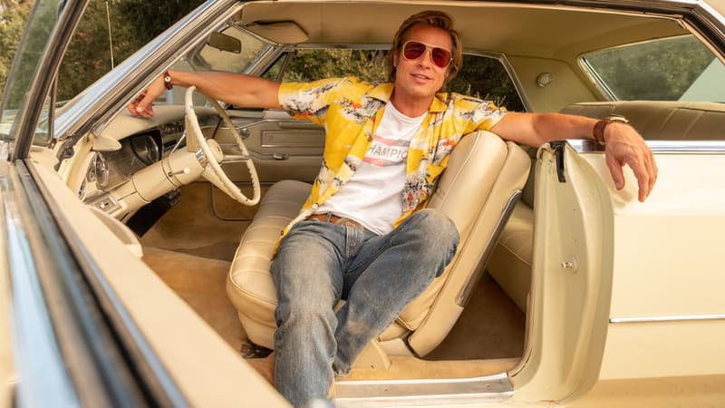 Brad Pitt dans Once Upon a Time ... in Hollywood de Tarantino