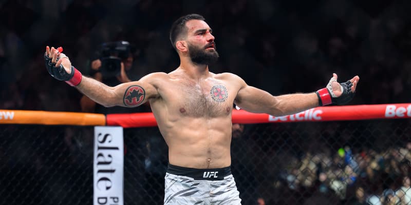 Le combattant français Benoît Saint Denis lors de l'UFC Paris, 6 septembre 2025