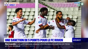 FC Rouen: le club sanctionné par la DNCG, un retrait de 5 points décidé