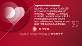 Message de Saint-Valentin, BFM Marseille Provence