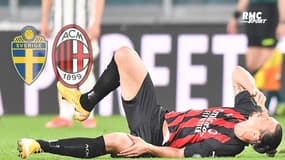 Zlatan touché au genou : la Suède tremble pour l'Euro, l'AC Milan veut rassurer
