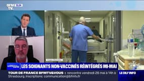 Cette réintégration des soignants non-vaccinés "fait le lit aux mouvements anti-vax" pour Daniel Guillerm, président de la Fédération nationale des infirmiers