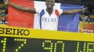 Le jeune français a battu le record du monde en salle de triple saut grâce à un bond de 17m90.