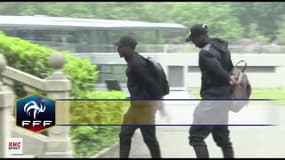 Équipe de France : L'arrivée des Bleus à Clairefontaine