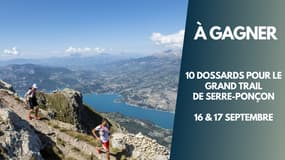 A gagner : 10 dossards pour le Grand Trail de Serre-Ponçon