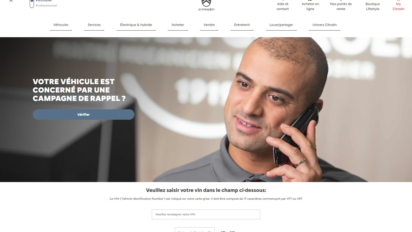 Ce site permet de savoir si vous êtes concerné par une campagne de rappels.