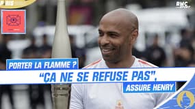 Jeux Olympiques : "Ça ne se refuse pas", l'émotion de Henry après avoir porté la flamme sur les Champs