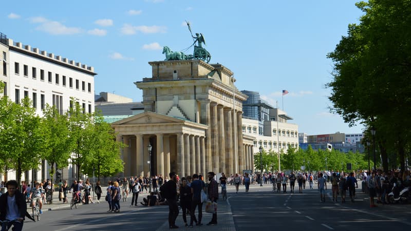 Vue de Berlin, capitale la plus boisée d'Europe.