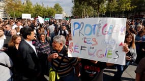 La grande manifestation à Paris le 5 septembre dernier, place de la République.