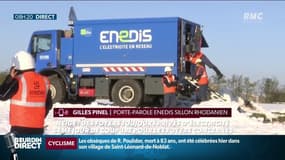 "Notre objectif c'est d'avoir rétabli le courant d'ici la fin du week-end", affirme un porte-parole d’Enedis