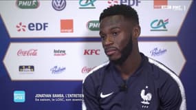 Jonathan Bamba : "Bien représenter la maillot tricolore" 