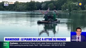 Manosque: le Piano du Lac a attiré les touristes