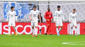 Les joueurs de l'OM contre Porto, au Vélodrome le 26 novembre 2020