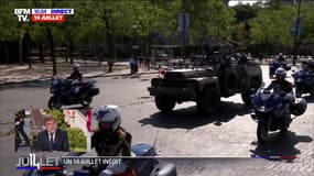Emmanuel Macron est arrivé avenue Foch le défilé du 14-Juillet