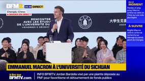 Un Chinois demande conseil à Emmanuel Macron pour réussir son examen oral en langue française