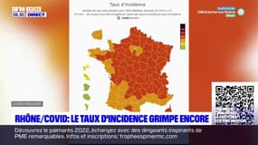 Rhône: le taux d'incidence du Covid grimpe encore
