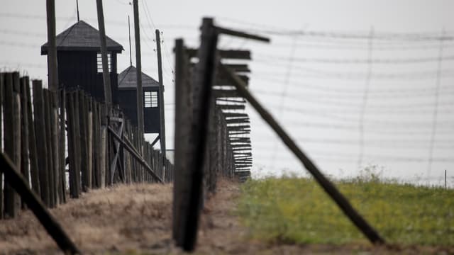 L'ancien camp d'extermination de Majdanek, à Lublin, dans l'est de la Pologne.