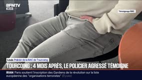 "C'est très difficile de l'oublier, c'est à vie", un policier de la BAC, agressé par cinq mineurs à Tourcoing, témoigne