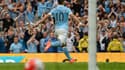 Kun Agüero, buteur avec Manchester City contre Chelsea