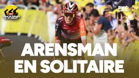 Tour de France (E14) : Arensman s'impose en solitaire, devant Pogacar et Vingegaard
