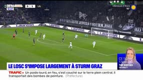 Football: le LOSC s'impose largement à Sturm Graz