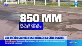 Côte d'Azur: une météo capricieuse depuis le début de l'année