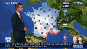 La météo pour ce lundi 8 juillet 2019