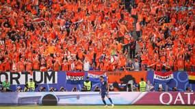 Les supporters des Pays-Bas, au Volksparkstadion le 16 juin 2024, devraient être au moins aussi nombreux à Leipzig vendredi.