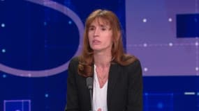 Hélène Perlant, la fille de François Bayrou, sur le plateau de BFMTV, le 25 avril 2025.