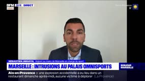 Marseille: l'adjoint au maire Sébastien Jibrayel apporte son soutien aux agents de sécurité après l'intrusion au palais omnisports