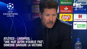 Atlético - Liverpool : "Une nuit qu'on n'oublie pas", Simeone savoure la victoire