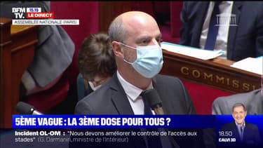 Jean-Michel Blanquer donne des nouvelles "rassurantes" de Jean Castex, qu'il remplace à l'Assemblée