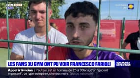 Les supporters de l'OGC Nice ont pu voir le nouvel entraîneur, Francesco Farioli