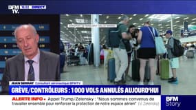 Story 1 : Grève/contrôleurs, 1 000 vols annulés aujourd'hui - 04/07