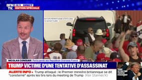 Donald Trump attaqué: "On était à quelques millimètres de passer dans le chaos", souligne Nicolas Conquer (porte-parole des Republican Overseas France)