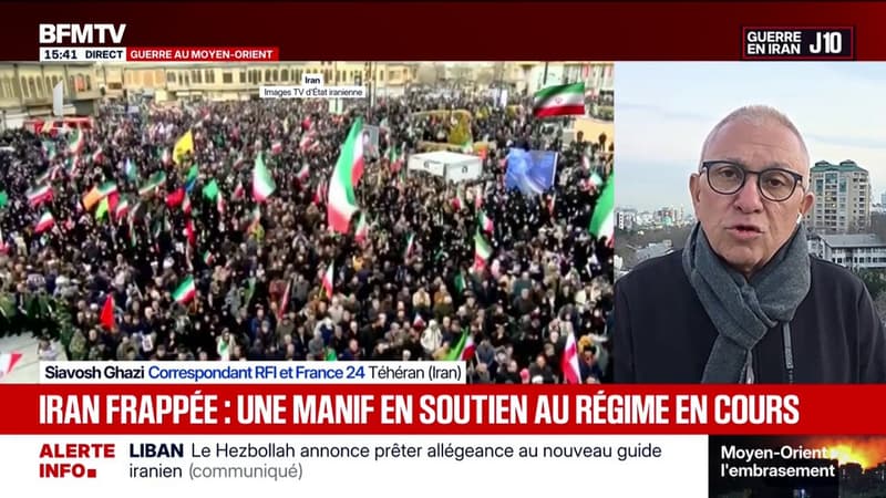 Guerre au Moyen-Orient: une foule prête allégeance au nouveau guide suprême à Téhéran