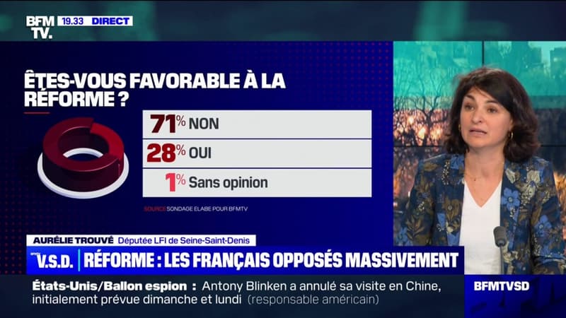 Aurélie Trouvé (LFI): « On est dans un moment historique de rejet par une très grande majorité des Français de ce que propose le gouvernement »