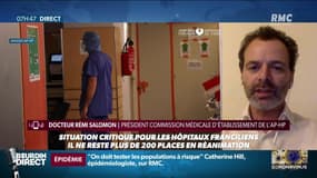 "Nous sommes proches de la saturation" Éric Salomon, président de la commission médicale de l'APHP