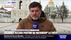 Guerre en Ukraine: Voldymyr Zelensky accuse Vladimir Poutine de "retarder" la trêve