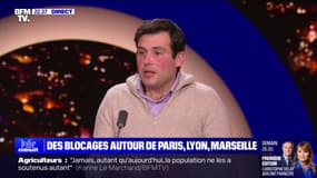 Mobilisation des agriculteurs: "L'objectif n'est pas de bloquer Paris, c'est de se faire entendre", affirme Clément Torpier (président des "Jeunes Agriculteurs" Île de France)