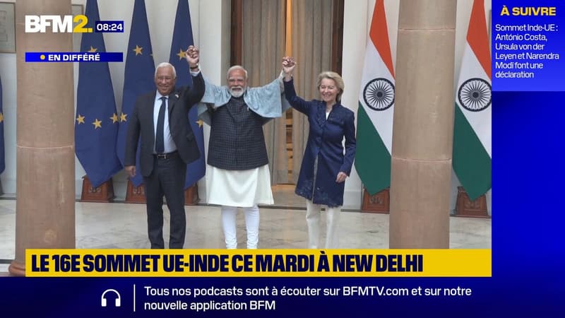 Face aux menaces douanières de Donald Trump, l'UE et l'Inde scellent un accord commercial historique