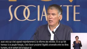 Olivier Faure: "Le ministre de l'Intérieur pousse à l'affrontement pour mieux poser le pouvoir en dernier rempart contre le chaos" 
