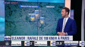 Météo Paris Île-de-France du 3 janvier: Eleanor, une tempête avec une rafale de 108 km/h