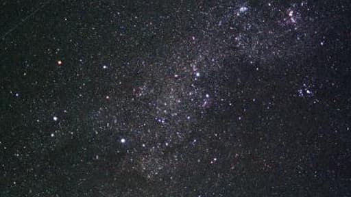 La formation d'étoiles, photographiées pendant l'expédition Six en 2010.