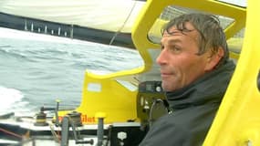 Le skipper suisse Bernard Stamm et son coéquipier, on été sauvés de la tempête en pleine mer, mardi à l'aube, par un cargo norvégien.