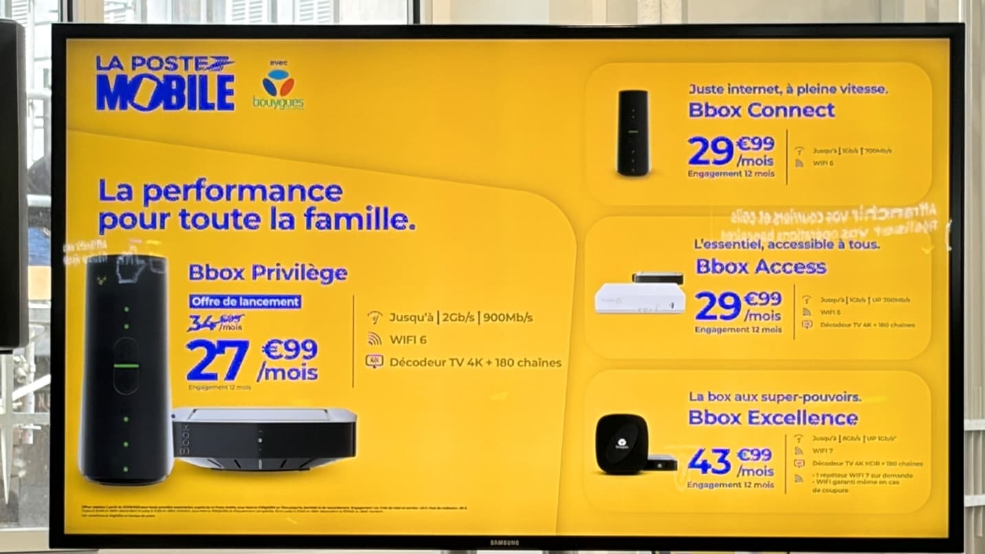 Les nouvelles offres La Poste Mobile en partenariat avec Bouygues Telecom