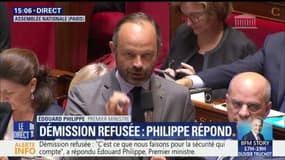 Collomb: "Quand il s'agit de la sécurité des Français, jamais il n'y aura d'hésitation de la part du gouvernement", réagit Édouard Philippe