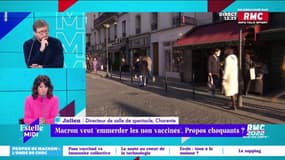 Julien, Auditeur RMC répond à Macron "Pourquoi on prend toujours les mêmes cibles pour chercher à diviser ? J'en ai marre d'entendre ça !" 